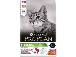 Сухой корм для стерилизованных кошек PURINA PRO PLAN Sterilised Optisavour утка и печень 3 кг (7613036732642)