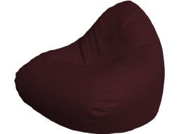 Кресло-мешок FLAGMAN Relax экокожа бордовый 
