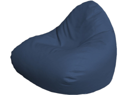 Кресло-мешок FLAGMAN Relax экокожа синий 