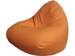Кресло-мешок FLAGMAN Relax экокожа оранжевый 