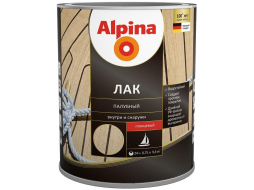 Лак алкидно-уретановый ALPINA Палубный прозрачный 0,75 л 