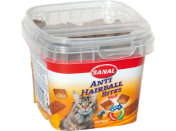 Добавка для кошек SANAL Malt Anti-Hairball Bites 75 г (8711908157100)