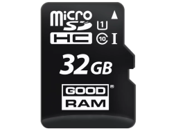 Карта памяти GOODRAM MicroSDHC M1AA с адаптером SD