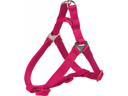 Шлейка для собак TRIXIE One Touch Harness S 15 мм 40-50 см фуксия 