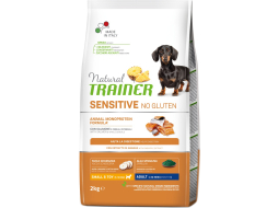 Сухой корм для собак TRAINER Natural Sensitive No Gluten Mini Adult лосось 2 кг (8059149252391)