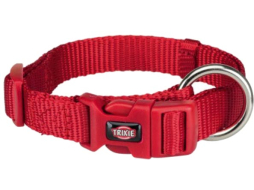 Ошейник для собак TRIXIE Premium Collar M-L 20 мм 35-55 см красный 