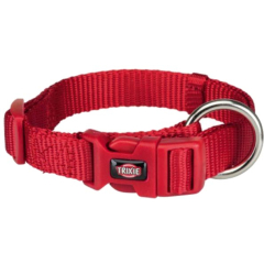 Ошейник для собак TRIXIE Premium Collar S-M 15 мм 30-45 см красный 