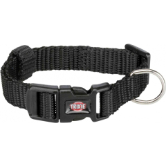 Ошейник для собак TRIXIE Premium Collar S-M 15 мм 30-45 см черный 