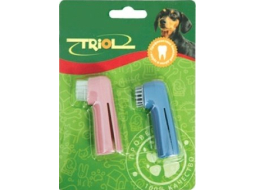 Набор зубных щеток-напальчников для собак TRIOL P535 6 см 2 штуки 