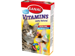 Витамины для кошек SANAL Vitamins 50 г (8711908130004)