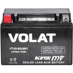 Аккумулятор для мотоцикла VOLAT YTX9-BS MF 9 А·ч