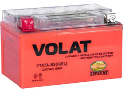 Аккумулятор для мотоцикла VOLAT YTX7A-BS iGEL 7 А·ч