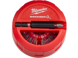 Набор бит с магнитным держателем MILWAUKEE Shockwave 15 предметов 