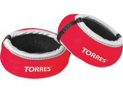 Утяжелители TORRES 0,25 кг x 2 штуки черно-красный 