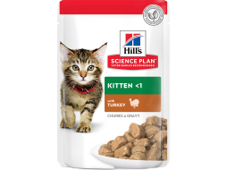 Влажный корм для котят HILL'S Science Plan Kitten индейка пауч 85 г (52742211404)