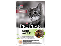 Влажный корм для кошек PURINA PRO PLAN Nutrisavour Adult