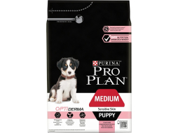 Сухой корм для щенков PURINA PRO PLAN Medium Puppy Sensitive Skin лосось с рисом 3 кг (7613035114838)