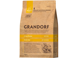 Сухой корм для собак GRANDORF Probiotic Adult Mini Breeds 4 Meat&Rice