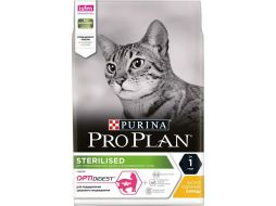 Сухой корм для стерилизованных кошек PURINA PRO PLAN Sterilised Optidigest курица 3 кг (7613036519922)