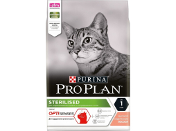Сухой корм для стерилизованных кошек PURINA PRO PLAN Sterilised Optisenses лосось 3 кг (7613036517423)