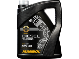 Моторное масло 5W40 синтетическое MANNOL Diesel Turbo 