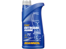 Масло двухтактное полусинтетическое MANNOL Outboard Marine 1 л 