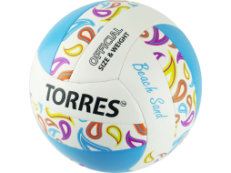 Мяч для пляжного волейбола TORRES Beach Sand Blue №5 