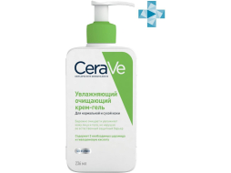 Крем-гель для умывания CERAVE Очищающий для нормальной и сухой кожи 