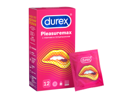 Презервативы DUREX Pleasuremax С ребрами и пупырышками 