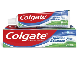 Зубная паста COLGATE Тройное действие Натуральная мята 