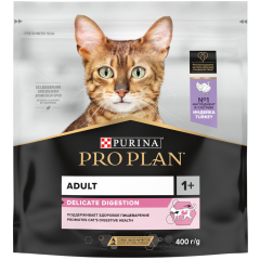 Сухой корм для кошек PURINA PRO PLAN Delicate индейка 0,4 кг (7613036546959)