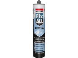 Клей-герметик SOUDAL Fix All Crystal прозрачный 290 мл 