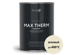 Эмаль кремнийорганическая термостойкая ELCON Max Therm бежевый 0,8 кг