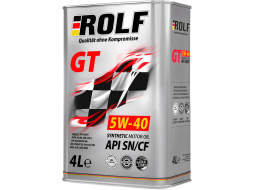 Моторное масло 5W40 синтетическое ROLF GT