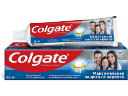 Зубная паста COLGATE Максимальная защита от кариеса Свежая мята 