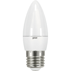 Лампа светодиодная E27 GAUSS Black 6,5 Вт 4100K 