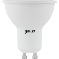 Лампа светодиодная GU10 GAUSS Black 7 Вт 3000K 
