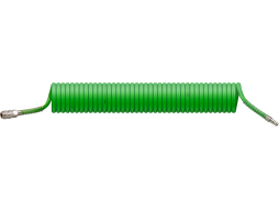 Шланг полиуретановый спиральный ECO 8/12 мм с быстросъемами