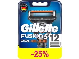 Кассеты сменные GILLETTE Fusion5 ProGlide 12 штук (7702018085934)