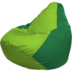 Кресло-мешок FLAGMAN Груша Макси салатовый/зеленый 
