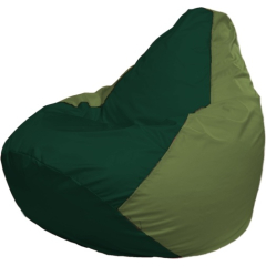 Кресло-мешок FLAGMAN Груша Мини темно-зеленый/оливковый 