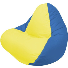 Кресло-мешок FLAGMAN Relax желтый/синий 
