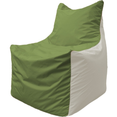Кресло-мешок FLAGMAN Fox оливковый/белый 