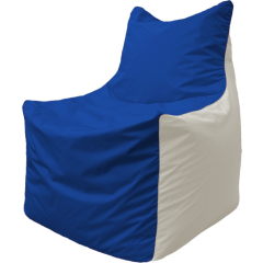 Кресло-мешок FLAGMAN Fox синий/белый 