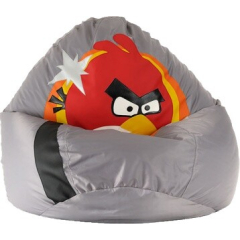 Кресло-мешок FLAGMAN Груша Макси Angry Birds экокожа Рэд 