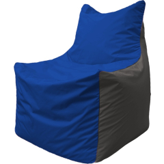 Кресло-мешок FLAGMAN Fox синий/темно-серый 