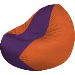 Кресло-мешок FLAGMAN Classic фиолетовый/оранжевый 