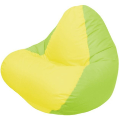Кресло-мешок FLAGMAN Relax желтый/салатовый 
