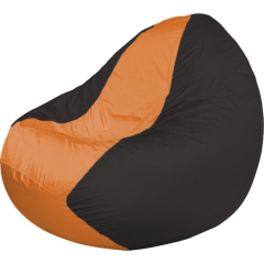 Кресло-мешок FLAGMAN Classic оранжевый/черный 