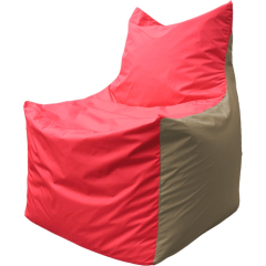Кресло-мешок FLAGMAN Fox красный/темно-бежевый 